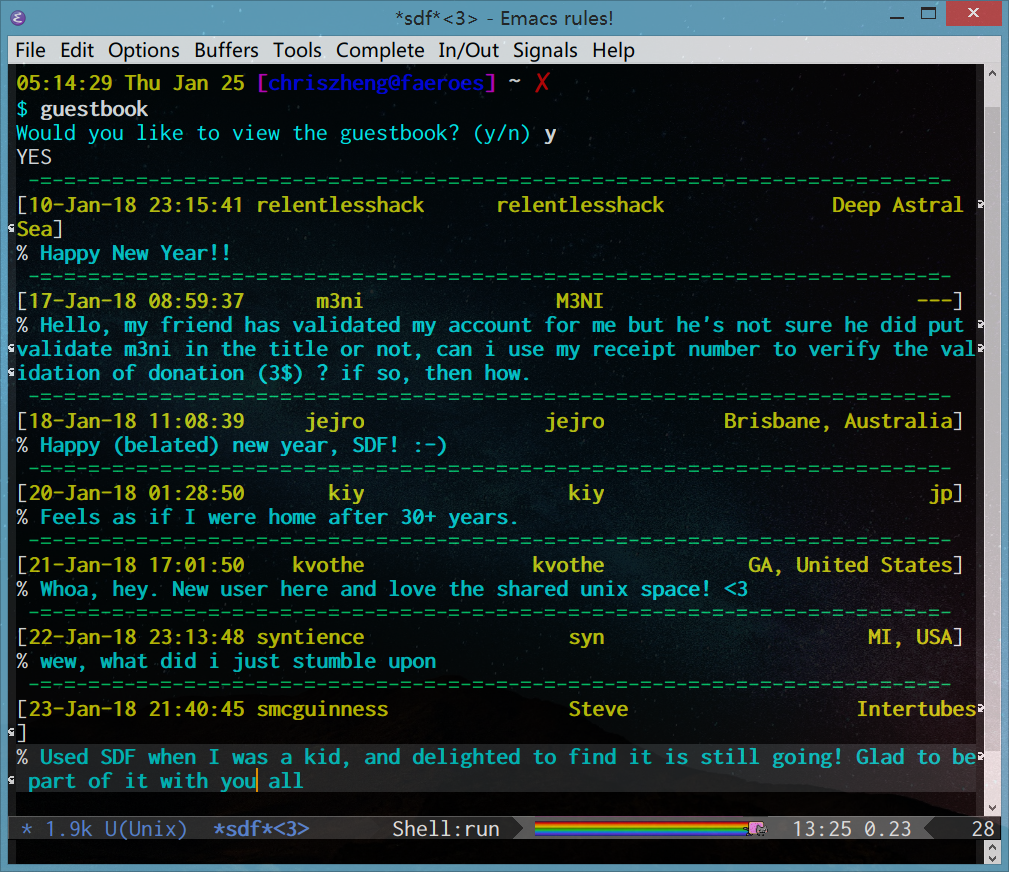 SDF Public Access UNIX System